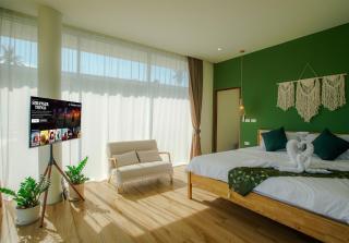 Paradise House - 1BR - Calm & Green Garden Stay - Heart of Thong Sala - 4K SmartTV - 3