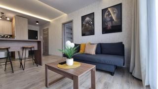Q Apart Orion - dwupokojowy, klimatyzowany apartament przy Manufakturze z darażem Gratis, FV - 0