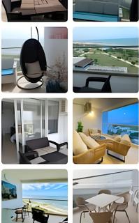Aparta estudio/balcón privado/frente al mar - 0