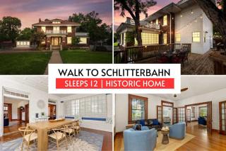 Walk to Schlitterbahn & Downtown Sleeps 12 - 0