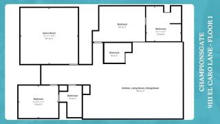 EC9111 ChampionsGate Resort Vacation Pool Home - 1