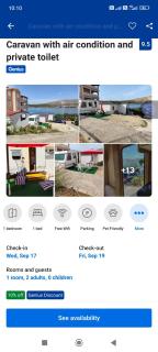 Caravan with air condition and private toilet - 8