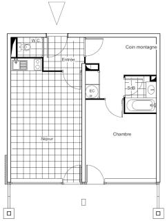 Résidence Les Balcons Des Curtious - Appartement lumineux dans résidence au calme MAE-2133 - 1