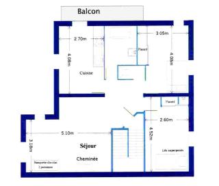 Résidence Andagne - Appartement 4 pièces - 7 personnes MAE-2413 - 1