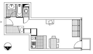 Résidence Albaron - Studio pour 4 Personnes MAE-2523 - 1