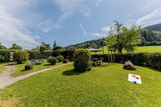 Ferienwohnung Wiesengrün - uriger Hüttenstil - 5