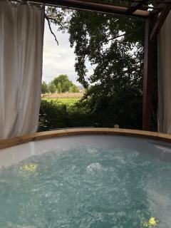 Roulotte nature et bain nordique privé à deux - 2