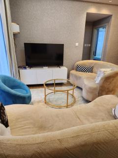 elegant luxury three bedroom apartment with swimming pool fully equipped gym children playing ground ample parking space and a relaxing rooftop with breathtaking scenic views - 2