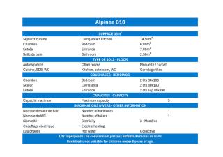 Résidence Alpinea - APARTMENT LUMINEUX, AGENCEMENT IDEAL POUR UNE FAMILLE MAE-7703 - 1