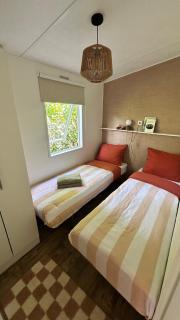 Boshuisje met kachel "Huisje van Loof" op de Veluwe - 1