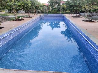 Sivarama garden resort AC hall atached bathroom,17 members nite stay kitty party's & functions , swimming pool & ,bheemili bech to dorathota - 2
