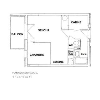 Résidence Balcons D'olympie - Appartement chaleureux avec vue sur les pistes MAE-5654 - 2