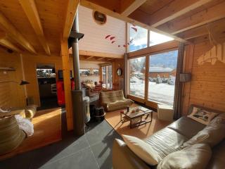 Chalet indépendant 8 pers, déco moderne, proche centre et remontées, terrasse sud-ouest - FR-1-572-32 - 2