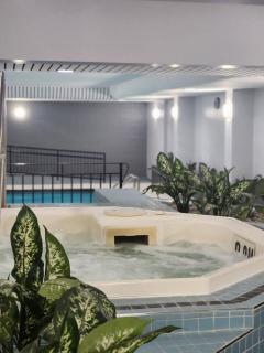 Studio, balcony, pool view, sauna - 4