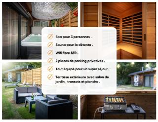 Le Chalet des Pins avec Spa et Sauna - 8