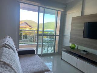 Apt Pé na Areia Floripa - Praia dos Açores - Churrasqueira na Varanda e Piscina - 1