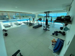 Apt Pé na Areia Floripa - Praia dos Açores - Churrasqueira na Varanda e Piscina - 7