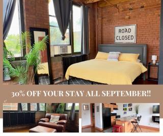 420 Friendly KING suite Downtown LOFT Free Parking & WiFi - 0