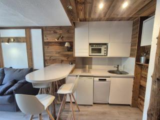 Studio cabine 4 pers, ski aux pieds, Tignes Val Claret - FR-1-502-599 - 9