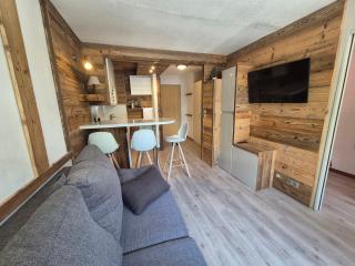 Studio cabine 4 pers, ski aux pieds, Tignes Val Claret - FR-1-502-599 - 0