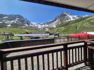 Studio ski aux pieds Tignes Val Claret - 4 pers, balcon - FR-1-502-599 - 4