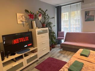 Onyx apartment with Free private garage + AC - 7