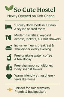 So Cute Hostel, Kai Bae, Koh Chang - 6