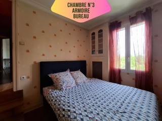 Chambre Villa Virginie Confort, Cuisine équipée, WiFi Parking jardin, Idéal couple, famille ou télétravail, Accès rapide Paris, Aéroport d'Orly - 6