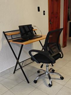 Departamento duplex minimalista centrico WiFi Cocina - 1