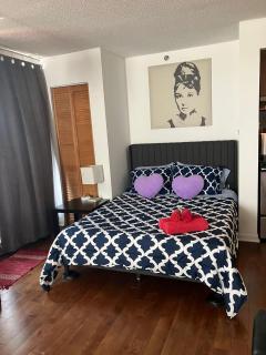 Beautiful APARTMENT - GORGEOUS VIEW of the city - 7 MINUTE WALK TO METRO - SELF CHECK IN - 7
