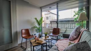 1BR-1BA, hasta 3 personas, Santiago, Parque Almagro, AC, Calefaccion - 9