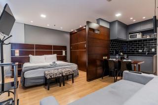 Flat king size, consulado, garagem + A/C | em 6x - 8