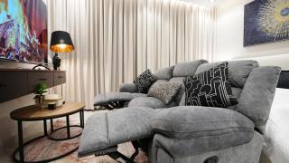 Lavender Studio Apartment by Wandernest Suites with Comfy Recliners - 4