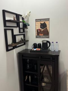 A hotel apartment consisting of a bedroom and a living room - 7