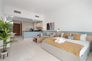 Elegant Studio with Yas Views - 7