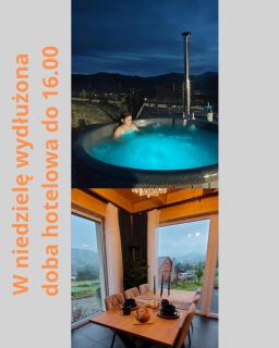 Chwilo Trwaj dom z jacuzzi i kominkiem z widokiem na góry Korbielów Pilsko - 0
