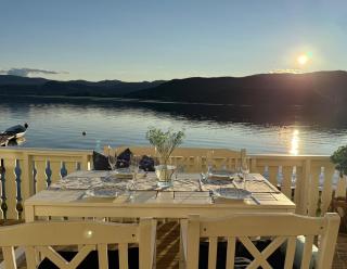 Feriehus ved Nisser med egen strand, brygge, peis og robåt til fri bruk - 0