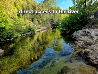 GITES O FIL DE L'EAU piscine spa accès rivière - 8