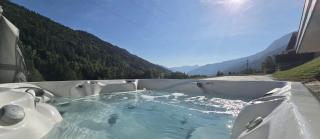 L'Aiguillon - Studio avec Jacuzzi pour 2 personnes et enfants proche stations - Idéal couple avec 1 enfant - 0