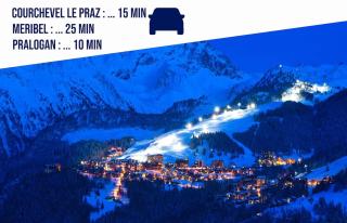 Foot of slopes, South terrasse, 6 pers - 2