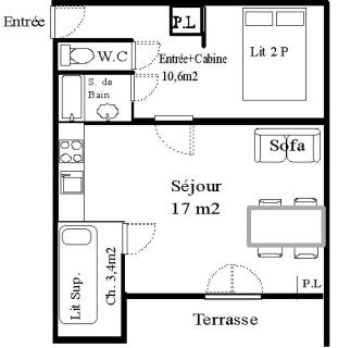Résidence Saint Sebastien - Appartement fonctionnel avec terrasse ensoleillée. MAE-0923 - 2