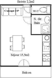 Résidence Genevray - Joli studio avec vue sur les montagnes MAE-1163 - 2