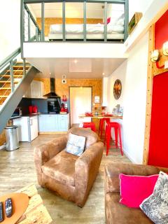 Duplex industriel - Centre ville Parking privé WIFI - 7