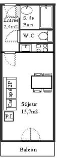 Résidence Setives - Studio agréable avec vue sur les montagnes MAE-1183 - 4