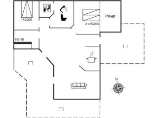 Holiday Home Rika - 525m to the inlet by Interhome - 9
