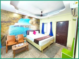 Hotel Nagendra J!K INN Near Sea Beach And Jagannath Temple - Free Public Parking and Wifi Facilities - Air Conditioning Luxury Hotel - 4