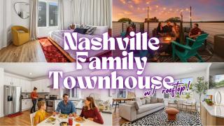 Nashville Townhouse with Rooftop & Modern Comfort - 0