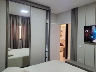 Apartamento 2 suítes, piscina aquecida condomínio, alto padrão, 1 quadra mar, familiar - 6