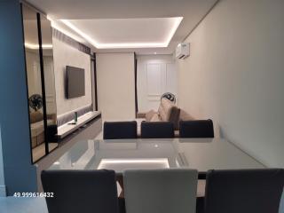 Apartamento 2 suítes, piscina aquecida condomínio, alto padrão, 1 quadra mar, familiar - 9