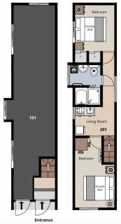 Tengachaya 4ppl 1ldk room 2min-Station Namba USJ ying - 0